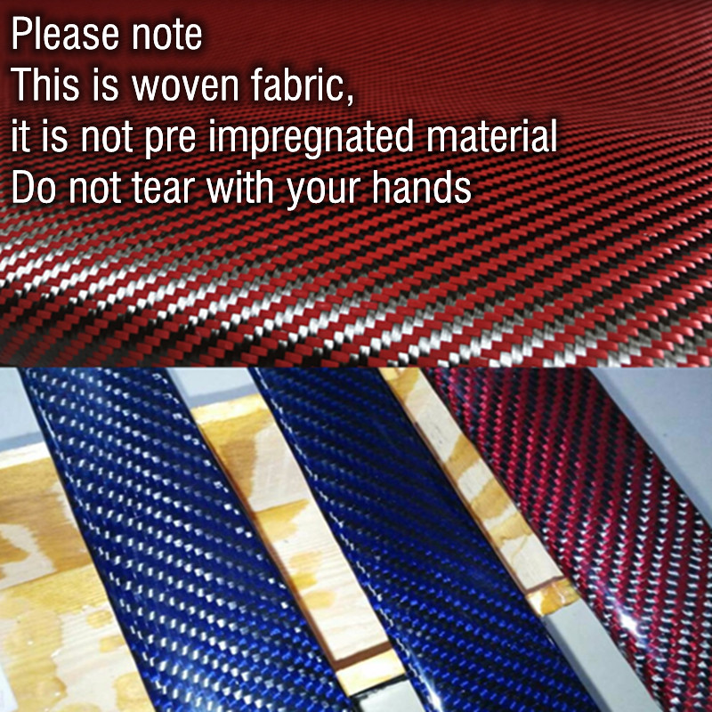 Crepe Pan Carbon - 3k 200gsm 1100D Carbon & Kevlar