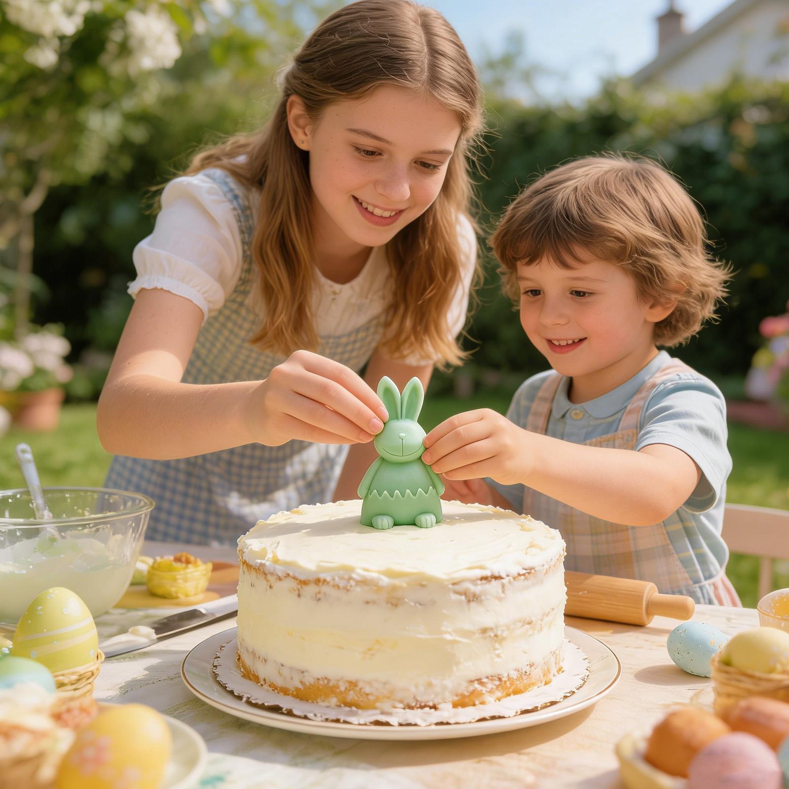 Bunny Cake Mold - Siliconen mallen voor kaarsen, makkelijk te