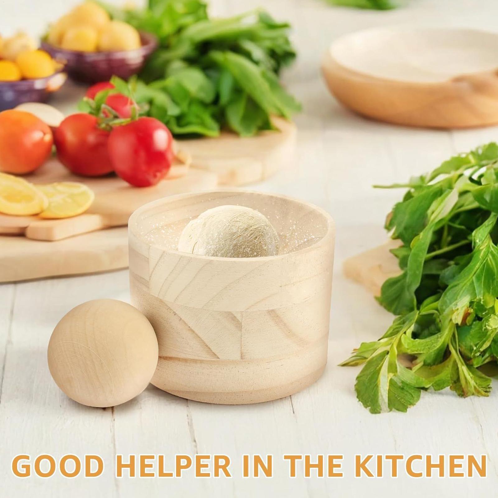 Dumpling Press Set - Houten Dumpling Maker Vorm En Bal