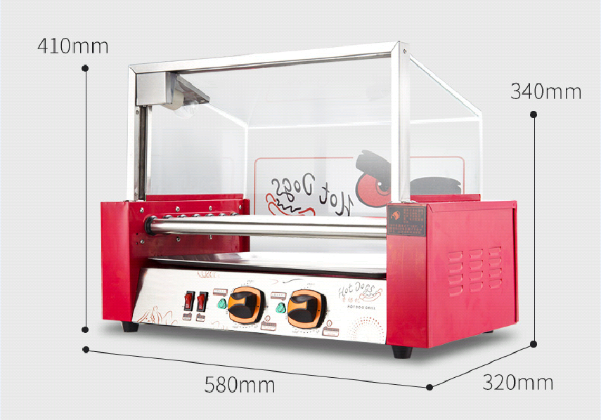 Commerciële elektrische hotdog - Hot Dog Press recensie en prijs