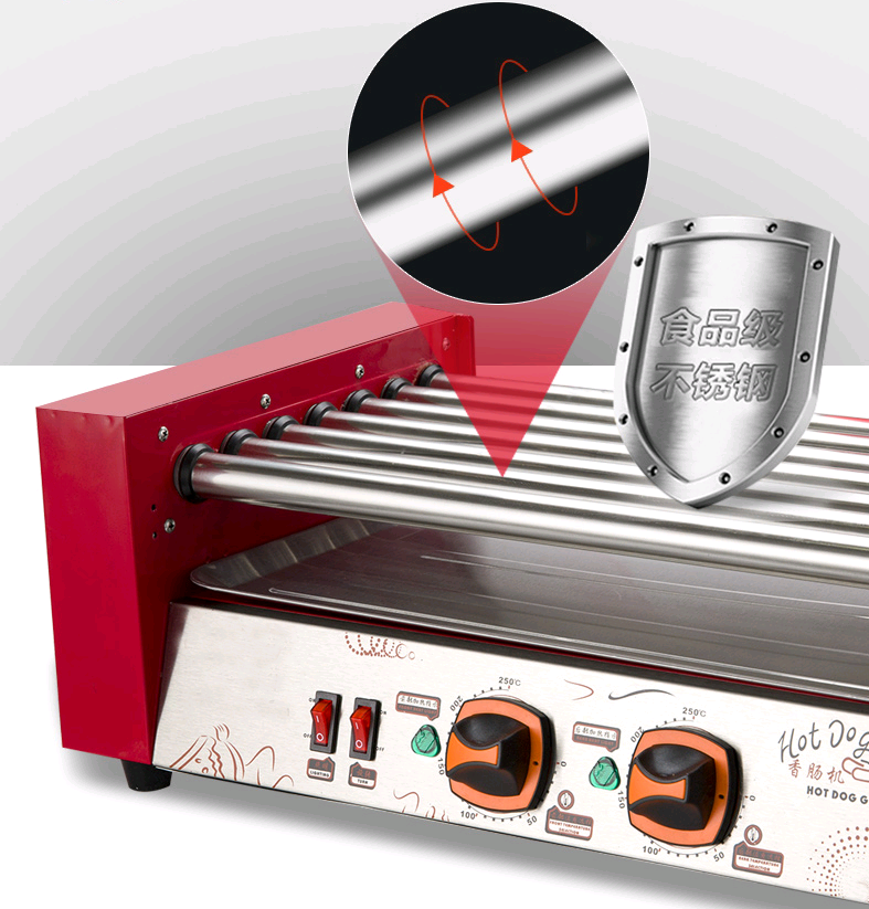 Commerciële elektrische hotdog - Hot Dog Press recensie en prijs